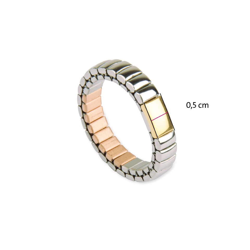 Еластичен пръстен в двуцветен дизайн 17