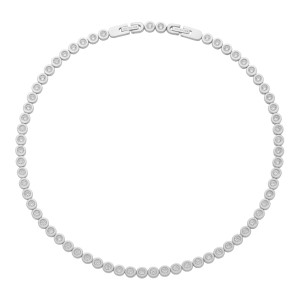 Класическо колие със специално шлифовани циркониеви камъни M-L