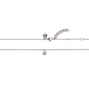 Сребристо колие с висулка с кристал Swarovski® S-L