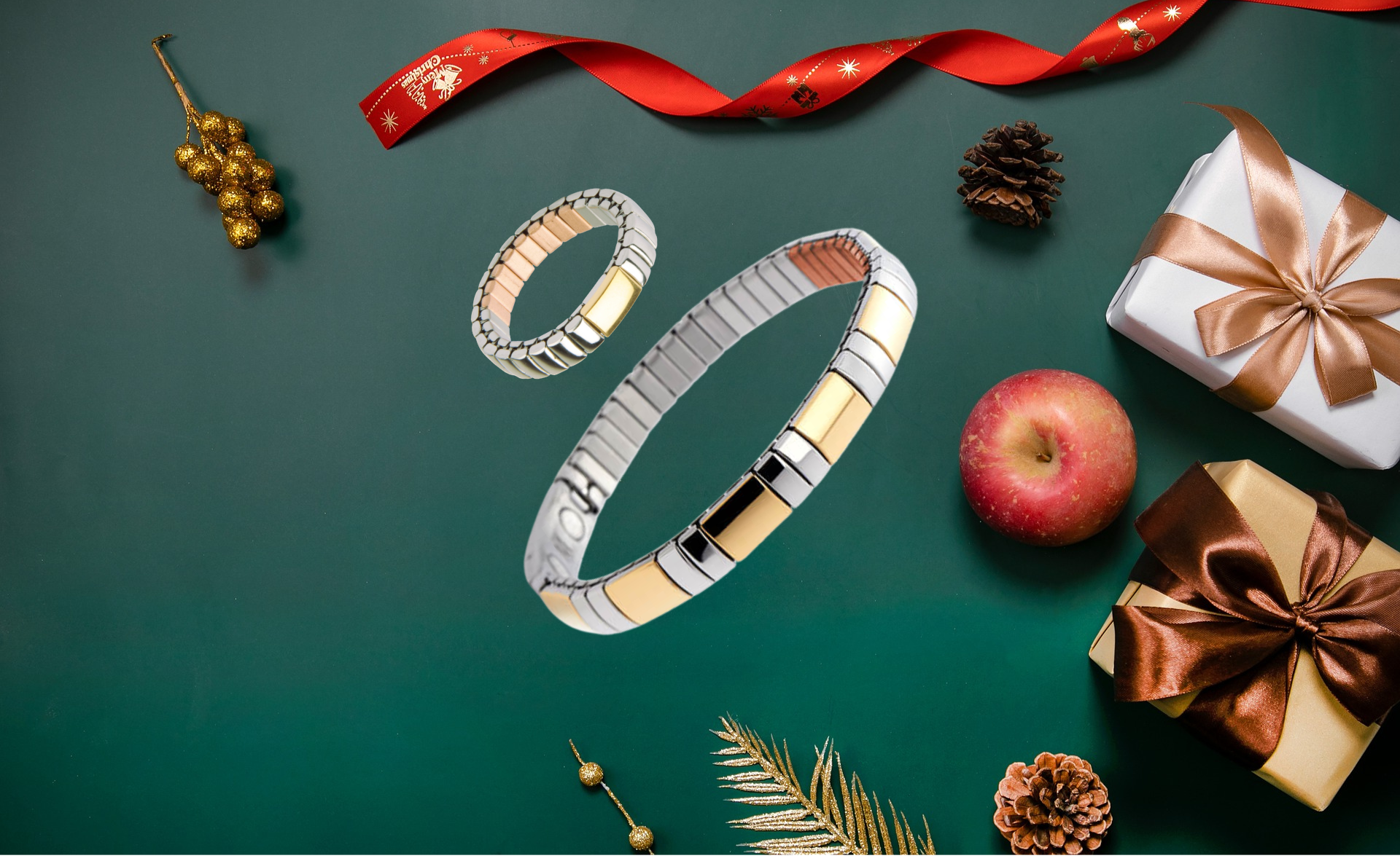 Подаръчен комплект "Зимна приказка" в двуцветен дизайн