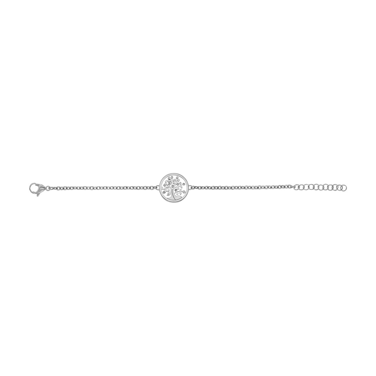 Сребриста гривна с дървото на живота S-XL