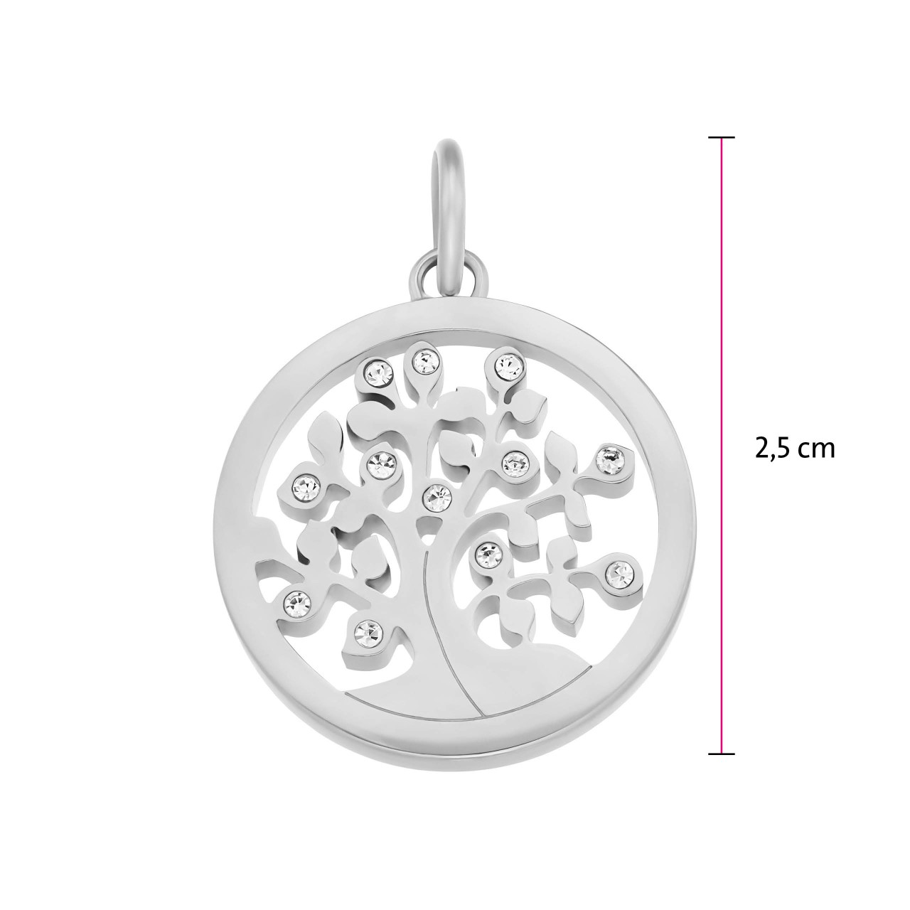Сребриста висулка с дърво на живота